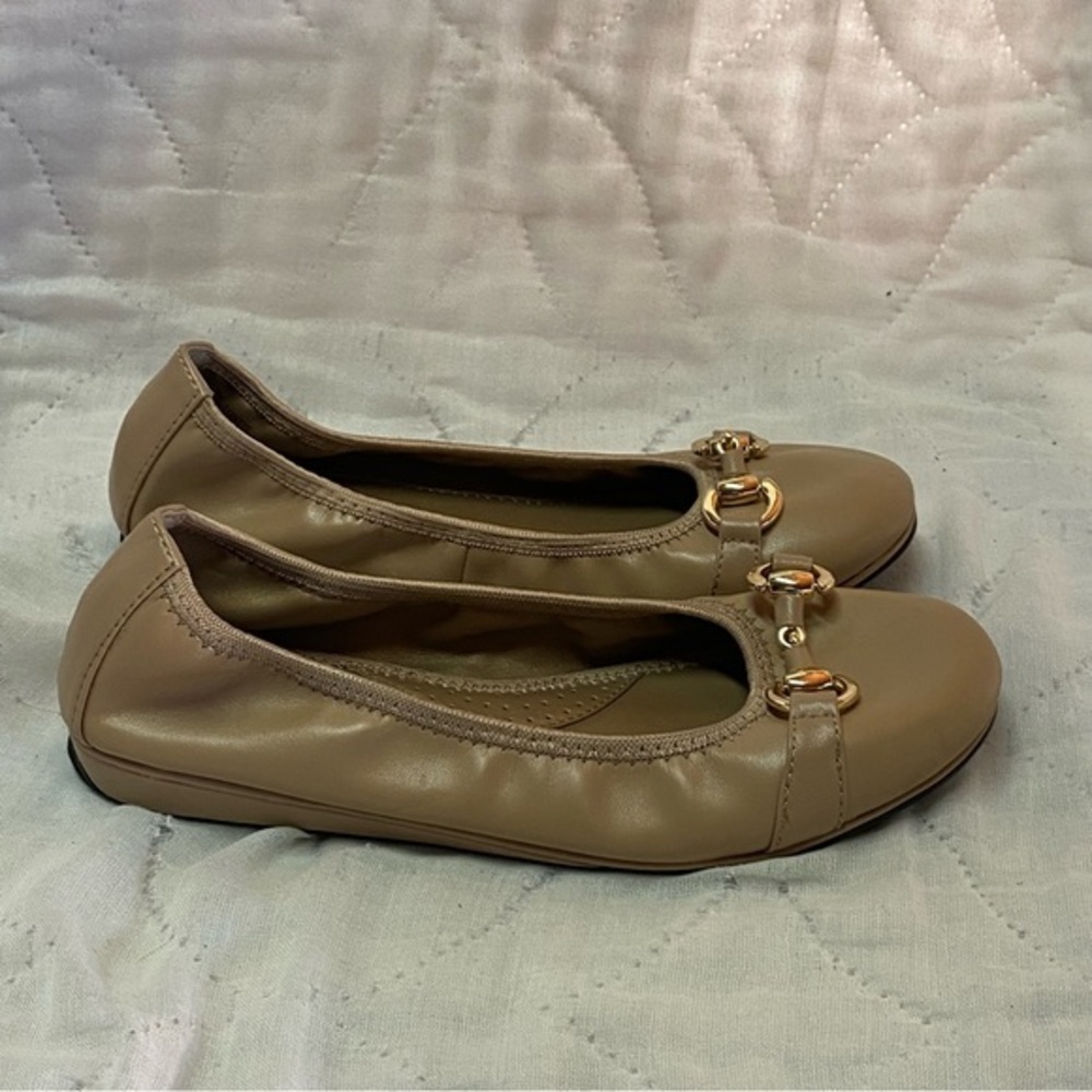 St John’s Bay Shoes Womens Size 7M Flats Ballet Slip On Small Flaw Flex …